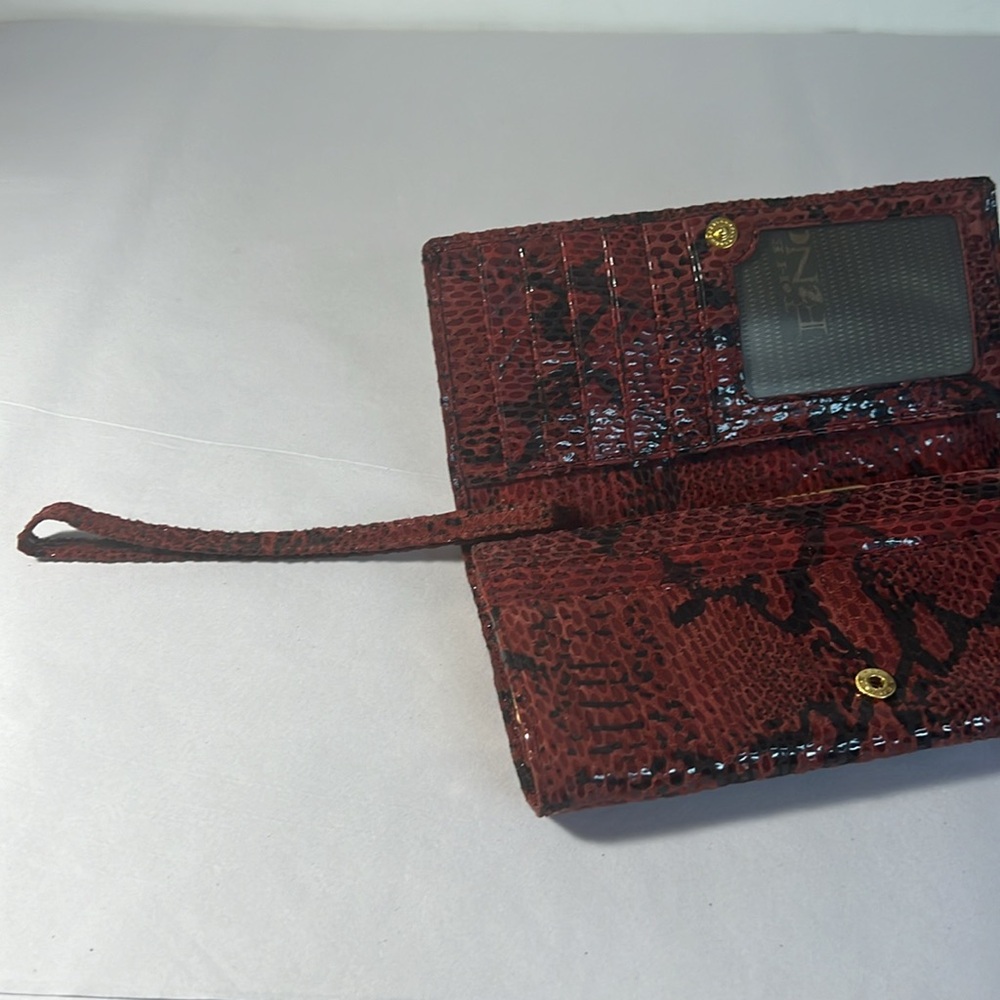 The Find Python Pattern Leather Continental Wallet/Wristlet - Picture 5 of 5